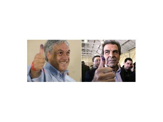 Sebastián Piñera y Eduardo Frei Ruiz-Tagle.