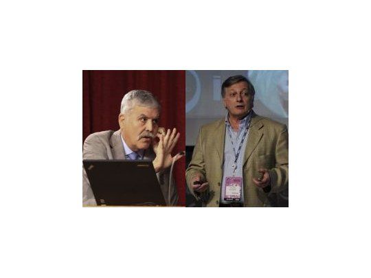 Ministro de Planificación, Julio De Vido y el titular de Shell, Juan José Aranguren