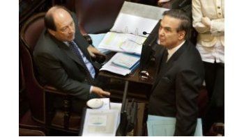 Los senadores Ernesto Sanz y Miguel Ángel Pichetto.
