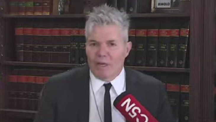 Fernando Burlando, lawyer for Silvina Luna's family at C5N. Fernando Burlando, lawyer for Silvina Luna's family at C5N.