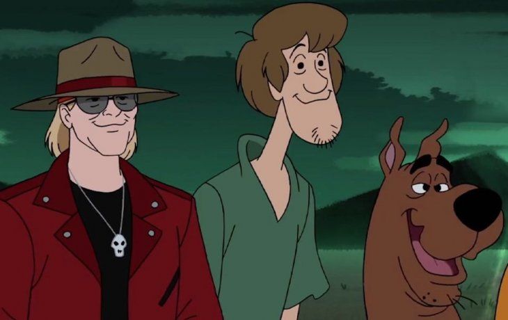 Axl Rose se convierte en caricatura en un nuevo capítulo del popular dibujo animado Scooby Doo.