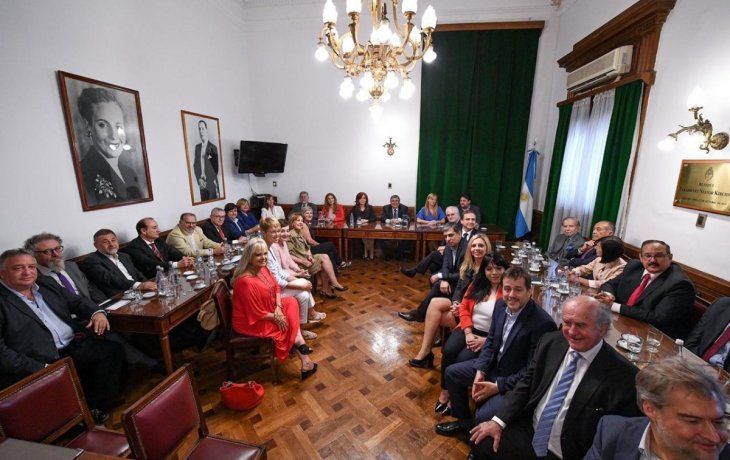 El bloque del Frente de Todos en el Senado aglutina a un nutrido grupo de legisladores.