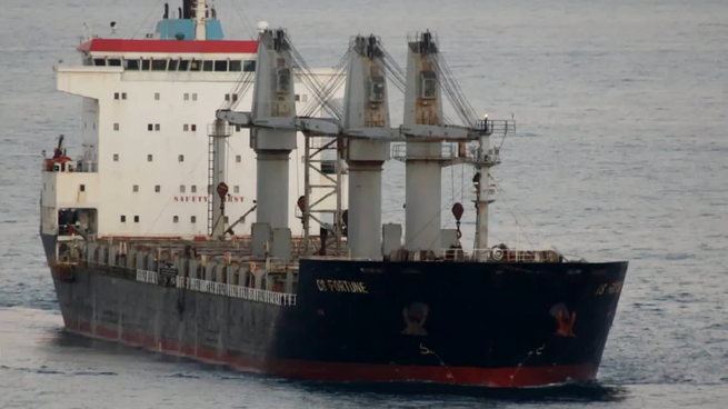 La descarga de caños de acero del CS Fortunes erá la primera de varias operaciones programadas en el marco del proyecto Argentina FLNG, que impulsan PAE y Golar.