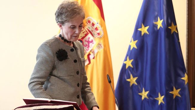 La cesada jefa de la inteligencia española Paz Esteban.