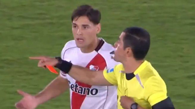 El histórico récord negativo que logró Martínez Quarta en River con su temprana expulsión
