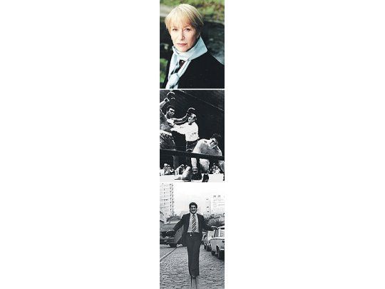 HelenMirren: despuésde «La Reina»,será SallyConforte,manager delburdel MustangRanch. Abajo,una de lascaídas deBonavenadurante su peleacon MuhammadAlí en 1970, enel MadisonSquare Garden.Ultima., elboxeador en susbuenosmomentos.