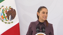 Claudia Sheinbaum en la Mañanera de este lunes.