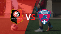 martin terrier marca un doblete en la victoria 3-1 de stade rennes ante clermont foot