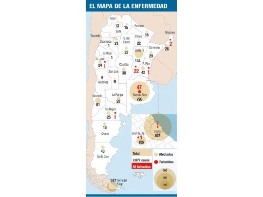 Hay 12 nuevas muertes; la suma asciende a 82
