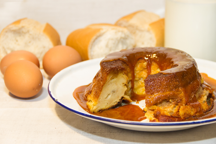 Budín de pan.