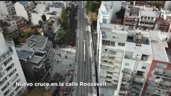 abrio al transito la calle roosevelt tras la obra del viaducto mitre