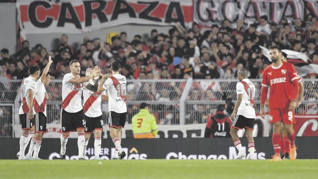ley del ex. De Barco, quien le pide perdón a Independiente, club del que surgió, tras anotar un golazo para River.
