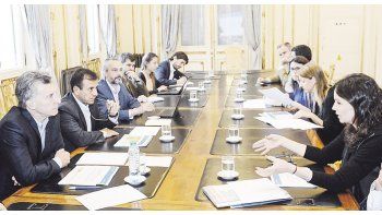 Agenda. Mauricio Macri encabezó ayer la reunión de seguimiento de gestión del Ministerio de Desarrollo Social a cargo de Carolina Stanley.