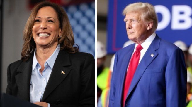 Kamala Harris y Donald Trump.