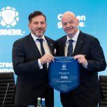 La Conmebol respaldó a Infantino para ser reelecto como presidente de la FIFA La Conmebol respaldó a Infantino para ser reelecto como presidente de la FIFA