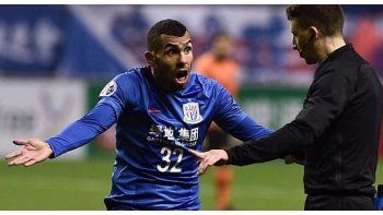 El paso de Tevez por China no fue bueno.