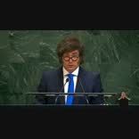 Archivo. Javier Milei hablará este miércoles ante la Asamblea General de la ONU.