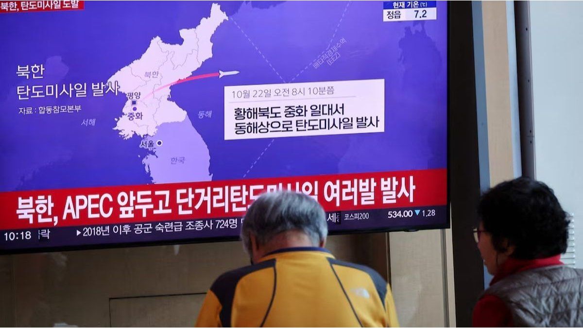 North Korea launched short-range ballistic missiles days before Donald Trump’s tour of Asia