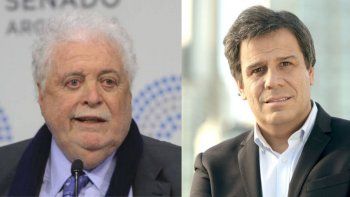 Gines Gonzalez García (izquierda), Facundo Manes (derecha).