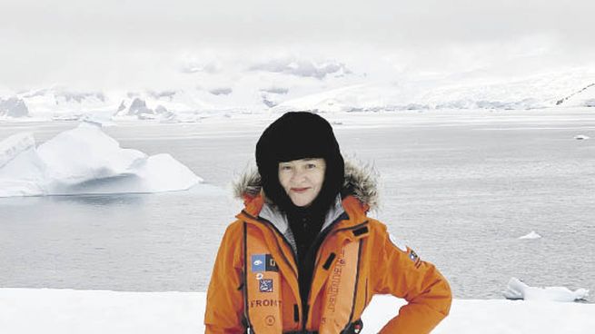 Paola Marzotto. La artista, que de pequeña conoció a Picasso y De Chirico, en su viaje a la Antártida