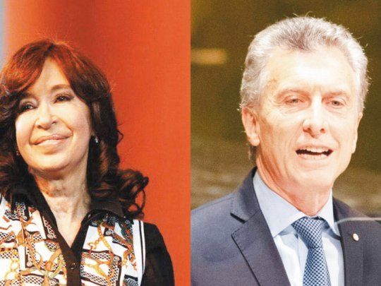 Cristina de Kirchner y Mauricio Macri