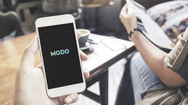 servicio. Modo ofrece un botón de pago para operaciones en línea.