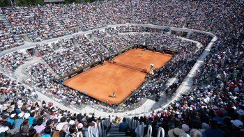 El torneo romano, uno de los cancelados por las autoridades del tenis frente al avance del coronavirus.
