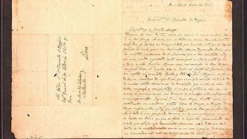 cristina revelo como llego a sus manos la carta original de san martin a ohiggins