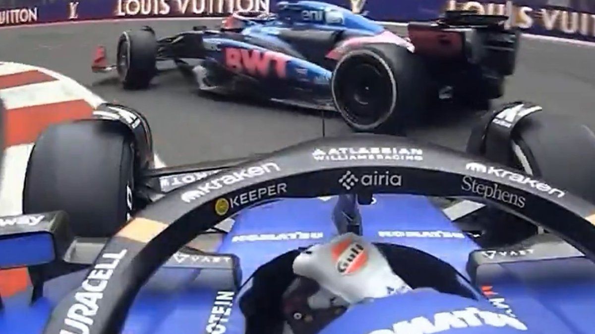 Formula 1: Alex Albon’s touch to Franco Colapinto in the Baku Grand Prix in Azerbaijan and the reaction of the Argentine pilot