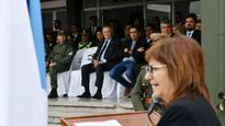 Bullrich y Jaldo participaron del inicio del ciclo lectivo de un centro de formación de gendarmes.&nbsp;