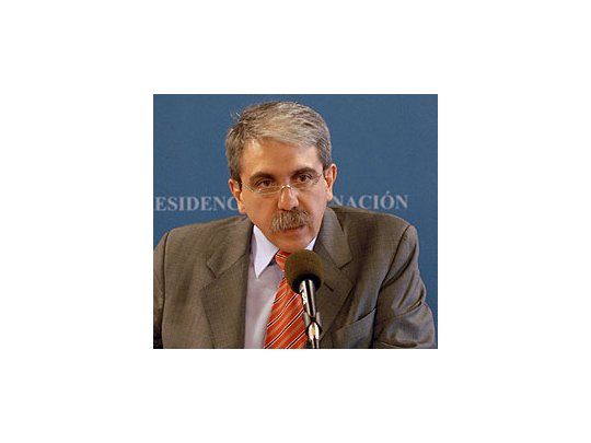 El jefe de Gabinete, Aníbal Fernández.