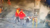 El choque fue después de los festejos de Estudiantes.
