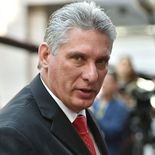 El presidente cubano Diaz-Canel El presidente cubano Diaz-Canel