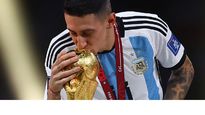 Campeón del Mundo. Ángel Di María en su momento más glorioso con la Selección argentina.