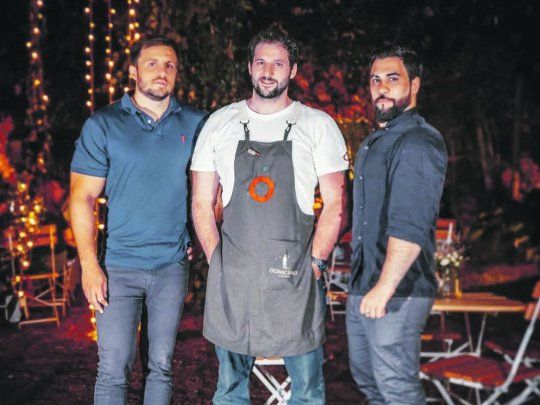 Martín Batata, Nicolás Colli y Lean Milan.&nbsp;