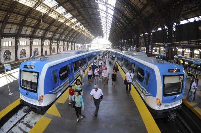 Estación Retiro de la Línea Mitre.