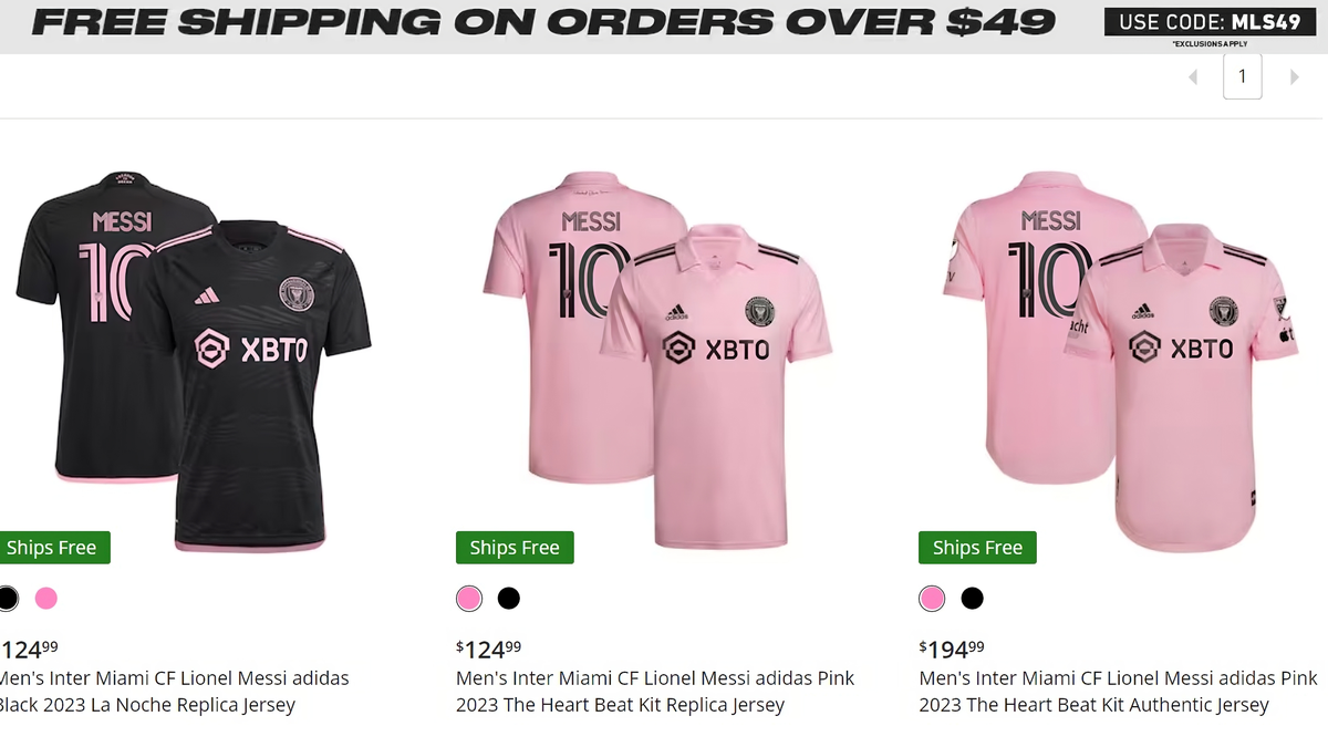 Cuánto cuesta la camiseta de Lionel Messi de Inter Miami y dónde comprarla