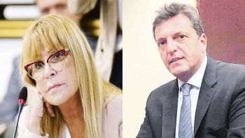 Aida Ayala y Sergio Massa.
