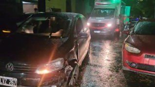 Dos personas fueron asistidas por el SAME tras el accidente vial en Plaza y Aĺvarez Thomas