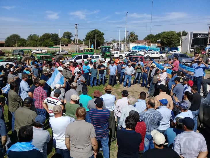 La Federación Agraria Argentina protestó contra Milei