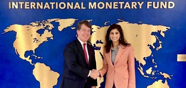 Gita Gopinath visitará la Argentina por primera vez. 