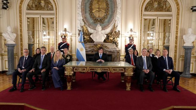 Archivo. En cadena nacional, el Presidente anunció medidas en relación a la causa Malvinas.