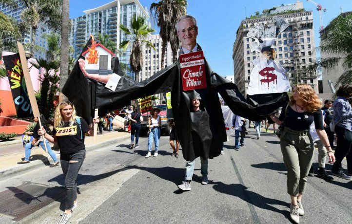 Manifestantes en Los Ángeles, California.&nbsp;