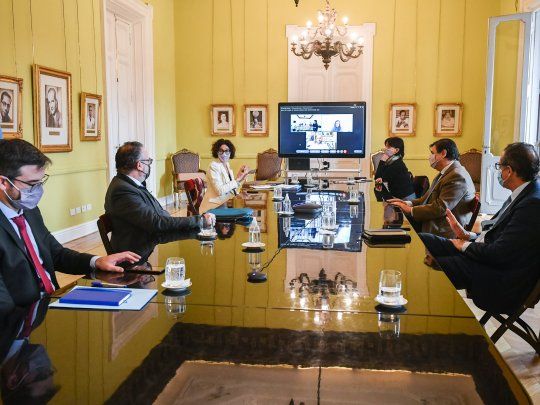 Se reúne el Gabinete Económico en la Casa Rosada.