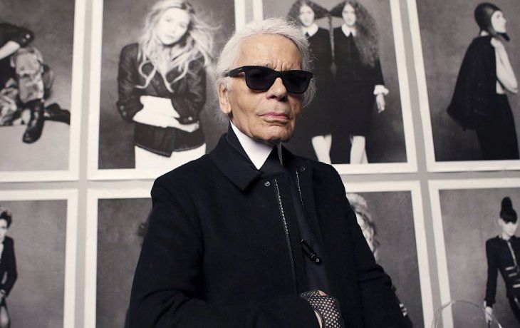 El icónico disñeador de Chanel y Fendi, Karl Lagerfeld