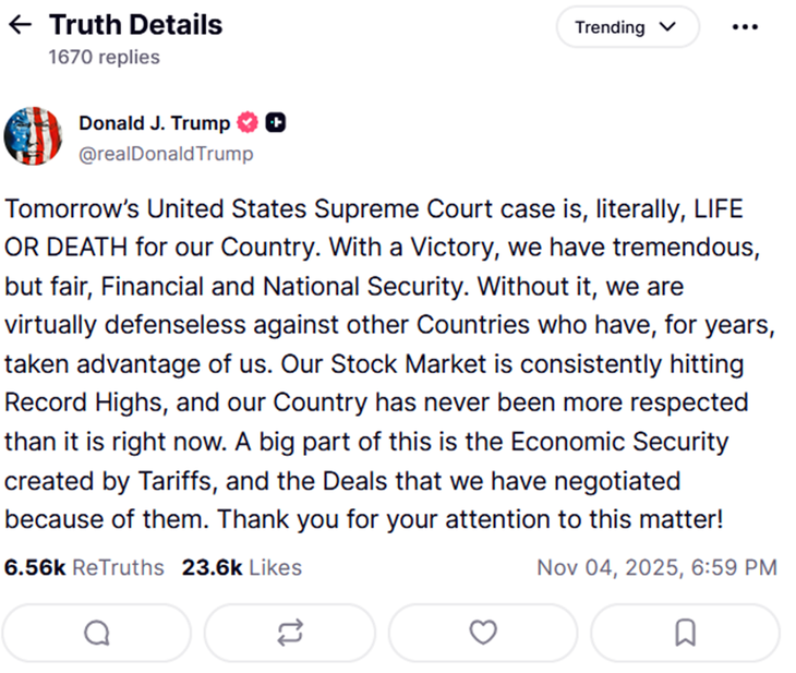 Las palabras de Trump lo dicen todo (piense que esto lo dijo el mismo día en que acababa de sufrir su mayor derrota política). El tema pasa debajo del radar de casi todos, pero es posiblemente el más gravitante de aquí a fin de año