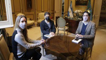nicolas trotta, agustina vila y axel kicillof se reunieron para determinar el retorno a la presencialidad