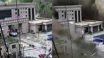 La avalancha provocó una inundación repentina en una zona montañosa del norte de Nepal, cerca de la frontera con China.