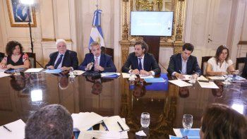 El presidente Alberto Fern&aacute;ndez encabez&oacute; una nueva reuni&oacute;n de gabinete interdisciplinario sobre el coronavirus, en la Casa Rosada.