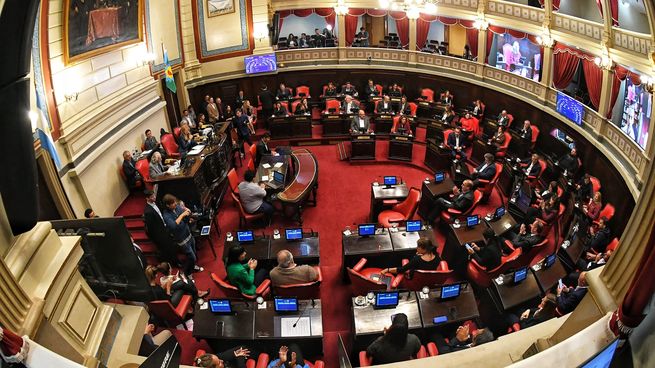 La Legislatura bonaerense, escenaio de las disputas del peronismo.